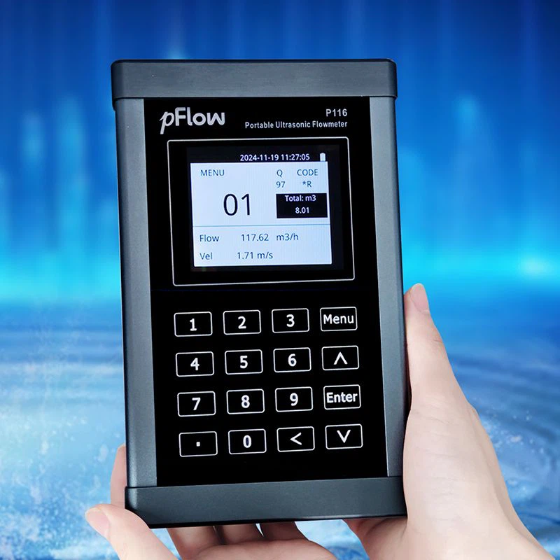 P116 Flowmeter قابل حمل برای سیستم خنک کننده